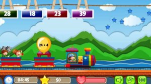 Math Train Addition Puzzle