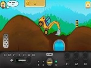Excavator Runner Simulator Adventure