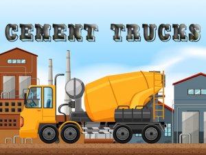Cement Trucks Hidden Objects Puzzle