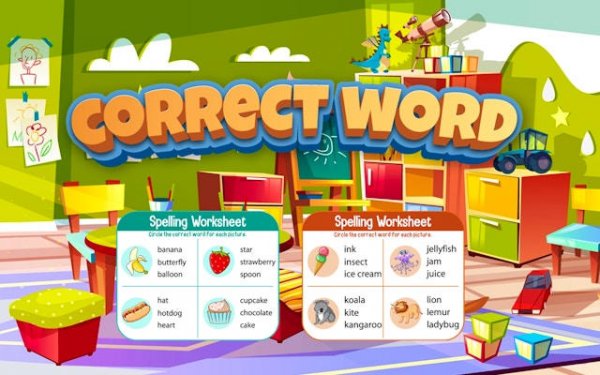 Correct Word - Kids Spelling & Vocabulary Game