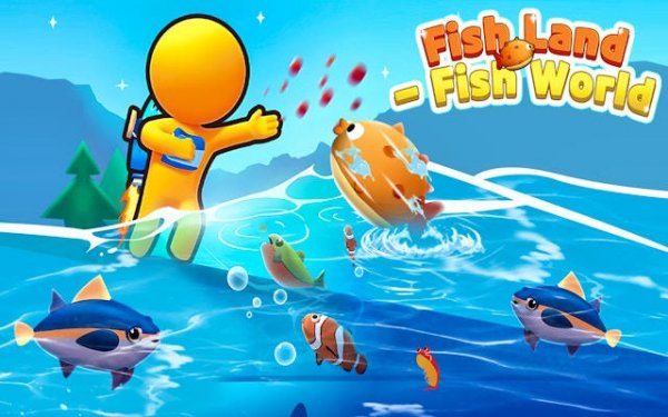 Fish Land - Fish World: Idle Fishing Adventure Online Game