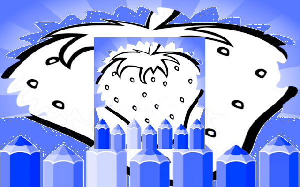 Fruit Pictures for Kids Coloring Book