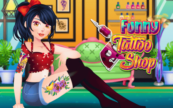 Funny Tattoo Shop: Tattoo Artist Simulator Game