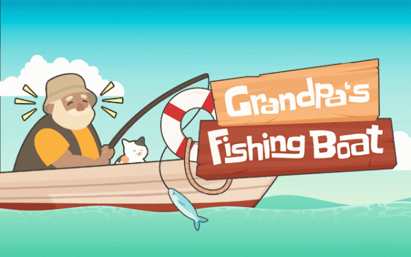 Grandpa's Fishing Boat: Relaxing Fishing Game