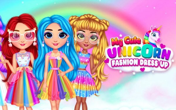 My Cute Unicorn Fashion Dress Up Online Game
