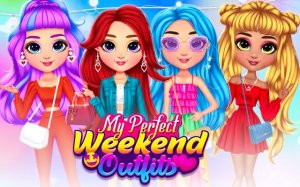 My Perfect Weekend Outfits: Rainbow Girls Fashion Game