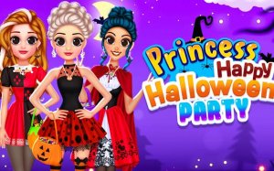 Princess Happy Halloween Party: Dress Up Game