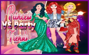 Princesses vs Party Trends: Fashion Makeover Game
