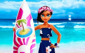 Tina - Surfer Girl Dress Up & Design Online Game