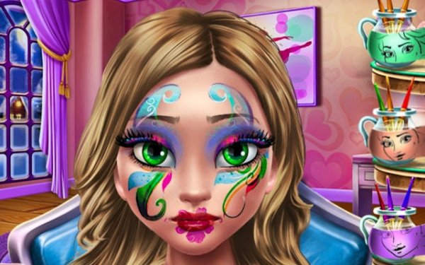 Winter Makeup Christmas Beauty Salon Online Game